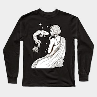 A vintage mermaid Long Sleeve T-Shirt